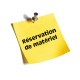 Arrhes réservation: Location matériel divers