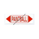 Panneau flechage "paintball"