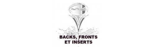 Backs, fronts et inserts